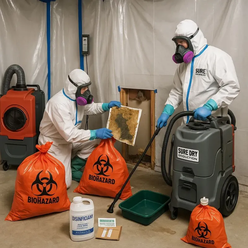 Contaminated Water Handling Protocols process in White Hall, AR