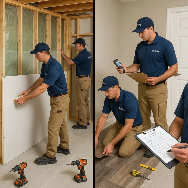 Repairs and Reconstruction process in White Hall, AR